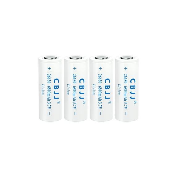 26650 Rechargeable Battery, 6800mAh High Capacity 3.7v Lithium-ion Rechargeable Batteries for Flashlight Ect