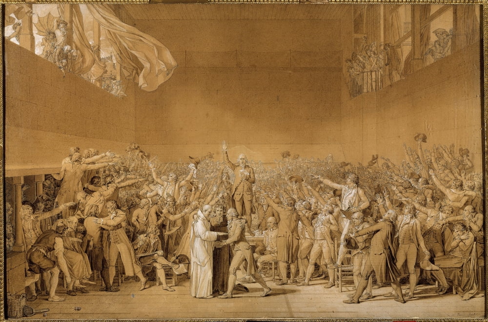 2670  Jacques-Louis David (1748-1825) French School Canvas Art -  (24 x 18)