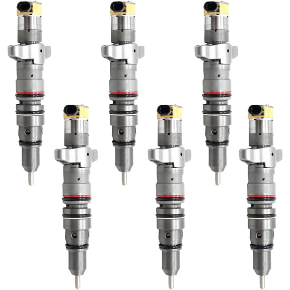 268-1836 2681836 6X Fuel injector Compatible with Caterpillar C7 Engine 815B Compactor 573 Wheel Feller Buncher 545C 535C 525C Wheel Skidder 950H 962H 966F 966D 966E Wheel Loader