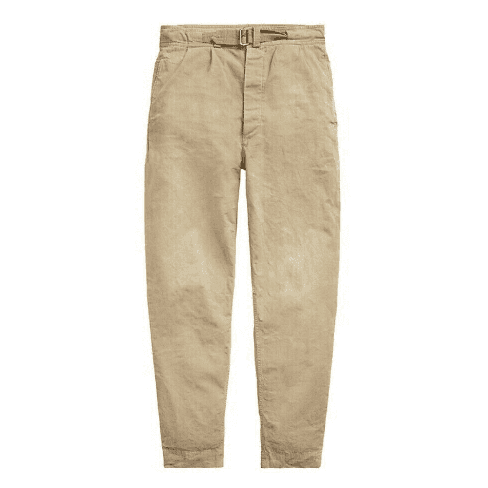$268 Polo Ralph Lauren Curator Aviator Surrey Tan Khaki Relaxed Pants, 40X32