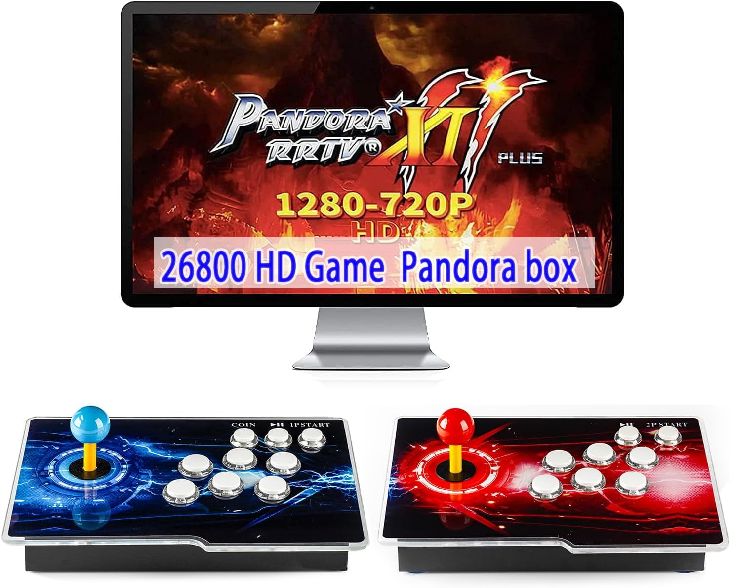 26800 Game in 1 40S Box Retro Games Arcade Game Console with Two Separate  Host for PC & Projector & TV 3D Games 1-4 Players Category Favorite List ...