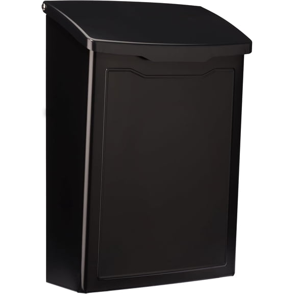 2681B Black Marina Wall Mount Mailbox, Small