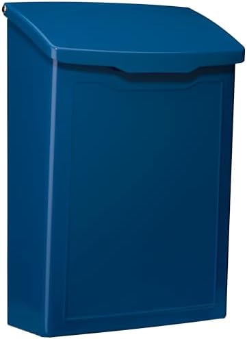 2681BE Marina Wall Mount Mailbox, C1, Blue