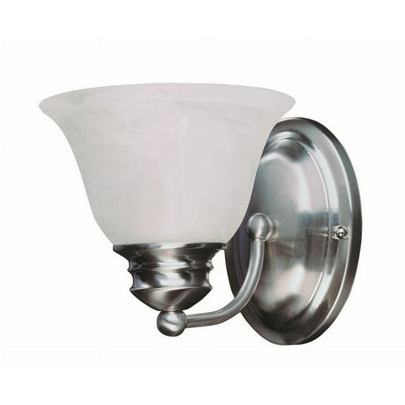 2686FTSN-Maxim Lighting-Malaga-One Light Wall Sconce in Transitional style-6 Inches wide by 6.5 inches high