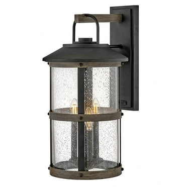 3 Light Outdoor Wall Mount In Coastal Style-24 Inches Tall And 12 Inches Wide-Aged Zinc Finish Hinkley Lighting 2688Dz