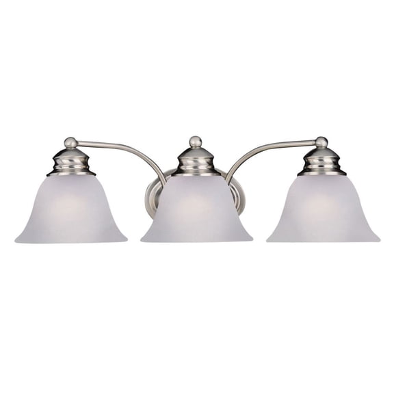 Maxim Lighting - Three Light Bath Vanity - Bath Vanity - Malaga 3 Light