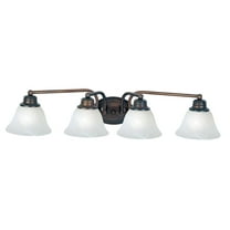Maxim Lighting - Bath Vanity - Malaga-4 Light Bath Vanity in Transitional