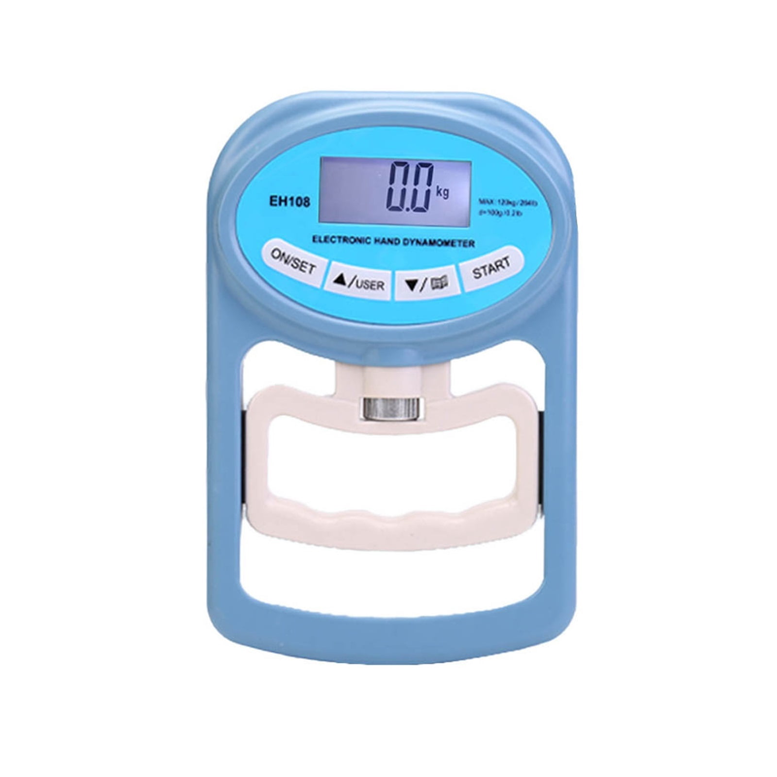268Lbs/120Kgs Digital Hand Dynamometer Grip Strength Measurement Meter Auto Capturing Electronic Hand Grip Power ,Precision Force Measuring Instrument