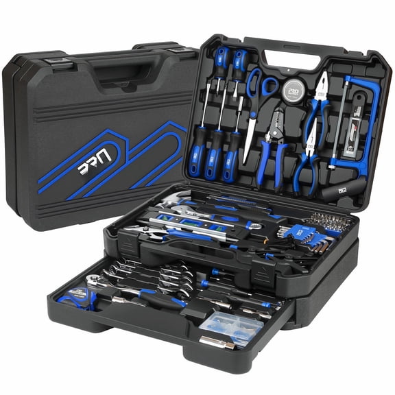 269-piece Tool Set Complete Kit For Home Auto And Mechanics Repair General Household Hand Box With Drawer Men & Women (blue)