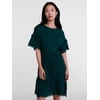 Scenario Women's Lace Trim Knit Dress with Short S