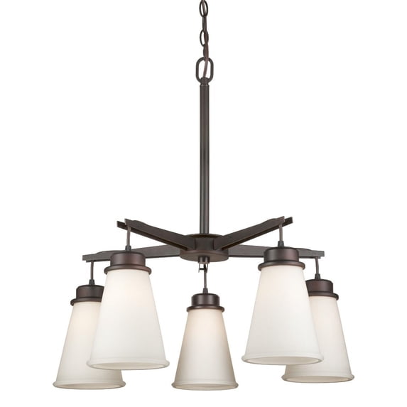 2699-05-32-Forte Lighting-Ursa - 5 Light Chandelier-24.75 Inches Tall and 26 Inches Wide -Traditional Installation