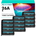 thumbnail image 1 of 26A Toner Cartridge Black 12-Pack Compatible for HP 26A CF226A 26X LaserJet Pro M402n M402dn M402dw MFP M426fdw M426fdn M426 M402 Printer, 1 of 6