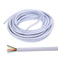 thumbnail image 1 of 26AWG Electrical Wire 6 Conductors Tinned Copper 16.4Ft Low Voltage Case Flexible Extension Power Cord White, 1 of 6