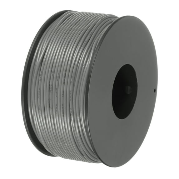 Uxcell 26AWG Stranded Wire Hookup 50M/164ft Grey Electrical Wire UL1007 Spool