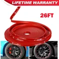 thumbnail image 1 of 26FT Car Wheel Hub Rim Trim Tire Ring Guard Rubber Strip Protector Sticker NEW!, 1 of 8
