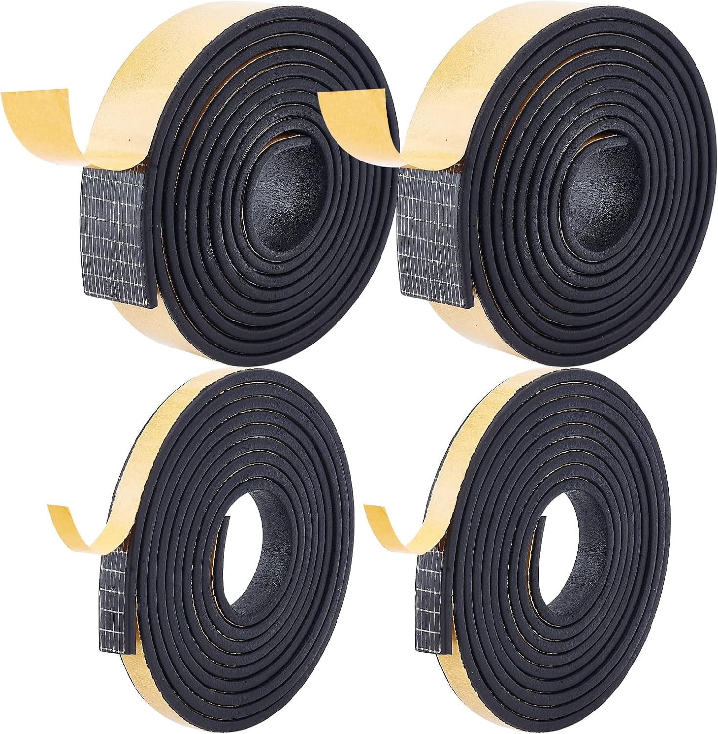 26Ft Self Adhesive Foam Seal Tape 2 Sizes Weather Stripping ...