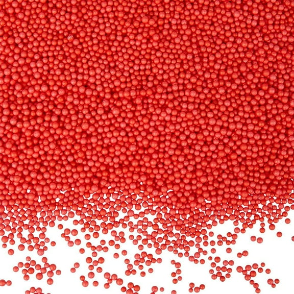 26G Small Craft Foam Balls Vase Filler Bead Bulk Red Microfoam Polystyrene Decorations Beads Stuffing for Arts DIY Crafts Pillow Party Decor Filling Supplies Colorful