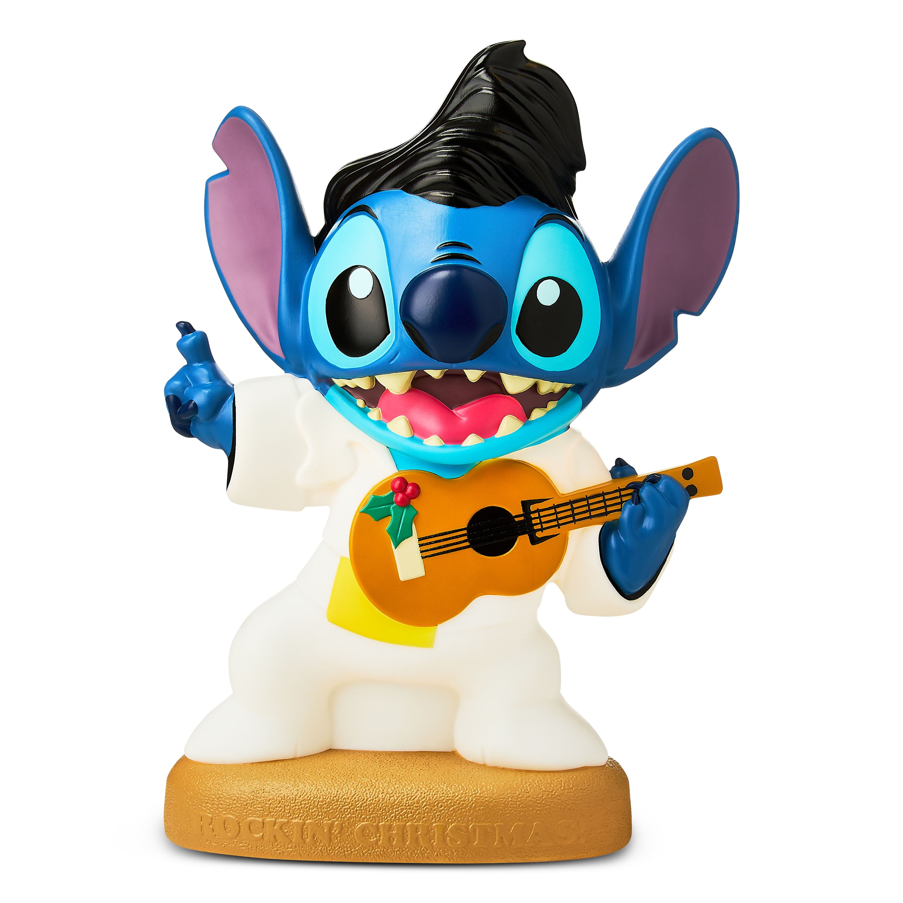 Christmas LED Blow Mold Decor Rockstar Stitch Lilo & Stitch 18.31