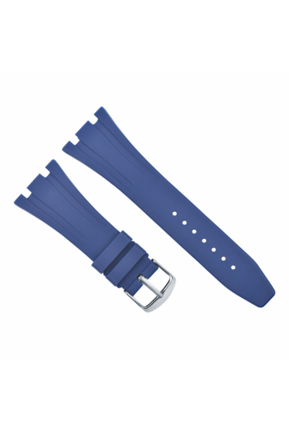 26MM AP RUBBER BAND STRAP FOR 41MM AUDEMARS PIGUET 15300 ROYAL OAK OFFSHORE BLUE