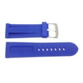 thumbnail image 1 of 26MM BLUE HEAVY DUTY SILICONE RUBBER SPORT WATCH BAND, 1 of 1
