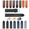 thumbnail image 1 of 26MM SMOOTH LEATHER WATCH STRAP BAND FOR BREITLING NAVITIMER WATCH BLACK TOP QTY, 1 of 2