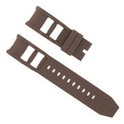26MM RUBBER WATCH STRAP, Brown, Compatible With INVICTA RUSSIAN DIVER 1218 1199 1798 1799 BROWN