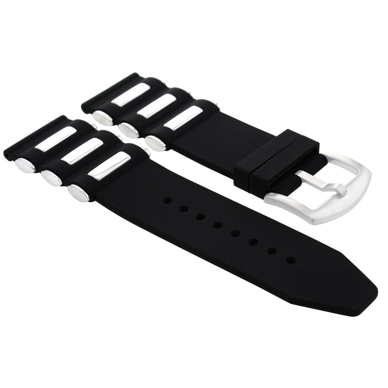 26MM SILICONE RUBBER DIVER BAND STRAP FOR SWISS LEGEND  display picture 3
