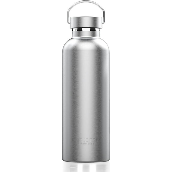 26OZ Vacuum Insulated Stainless Steel Water Bottle, Double Wall Wide Mouth Lids Keeps beverage Hot or Cold Sweat Proof