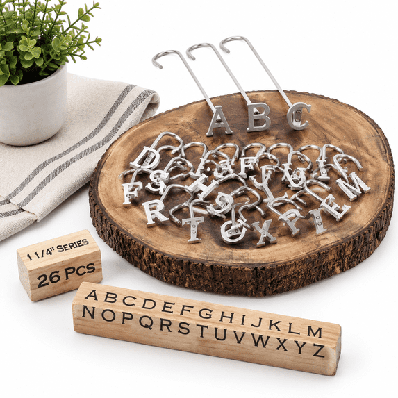 Alpha Bets Numeric 26PCS 1 1/4