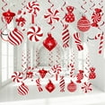thumbnail image 1 of 26PCS Ceiling Christmas Decorations, Christmas Hanging Foil Swirl Decorations Candy Ceiling Decorations Xmas Ceiling Decor Christmas, 1 of 5