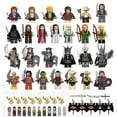 thumbnail image 1 of 26PCS/Set The Lord of Rings Minifigures Building Blocks Toys, The Hobbit,Genie,Half-orcs,Strong Orcs,Aragorn,Weapons,Flags & More The Lord of Rings Collectible Characters Action Figures for Fans, 1 of 4