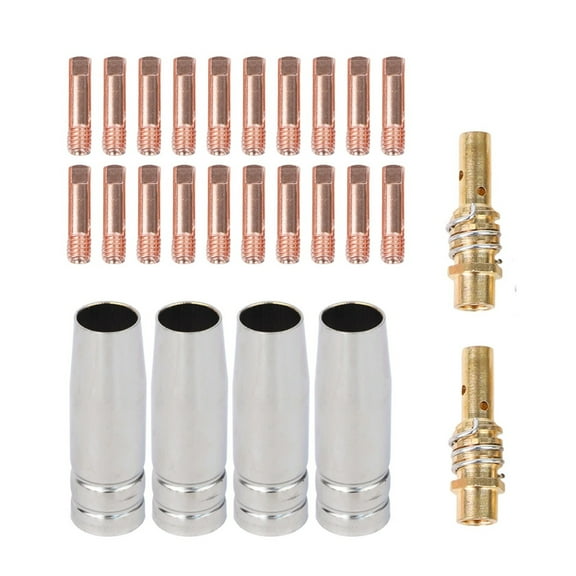 26PCS for MIG Welder for MB15 for MIG Welding Accessory Contact Tip 0.030''