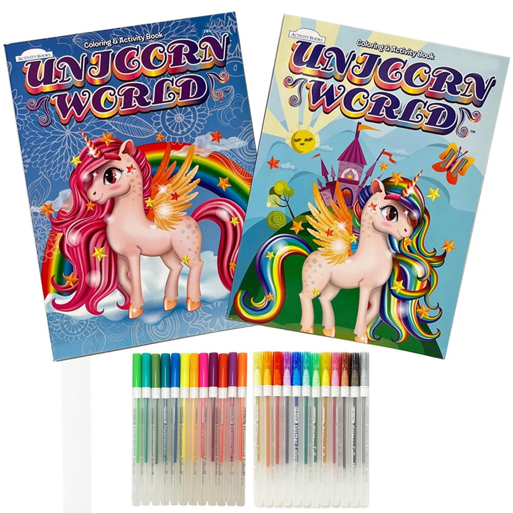Unicorn Coloring Books for Girls: - Import It All