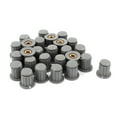 thumbnail image 1 of 26Pcs Brass Insert Hole Volume Control Potentiometer Knobs Covers for 4mm Shaft, 1 of 1