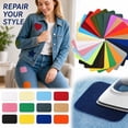 thumbnail image 1 of 26Pcs Iron-On Patches for Clothing Repair, Assorted Colors & Shapes Fabric Mending Kit with Denim, Twill & Cotton, No-Sew Heat Press Adhesive Patch for Jeans and DIY Crafts,3.7" x 4.9", 1 of 6