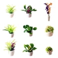thumbnail image 1 of 26Pcs Miniature Potted Plants, Miniature Bonsai Plant Mini Potted Plants Flower, Mini Artificial Plants for Dollhouse Decoration, Models Tiny Fake Greenery Ornaments, Present DIY,26PC, 1 of 6