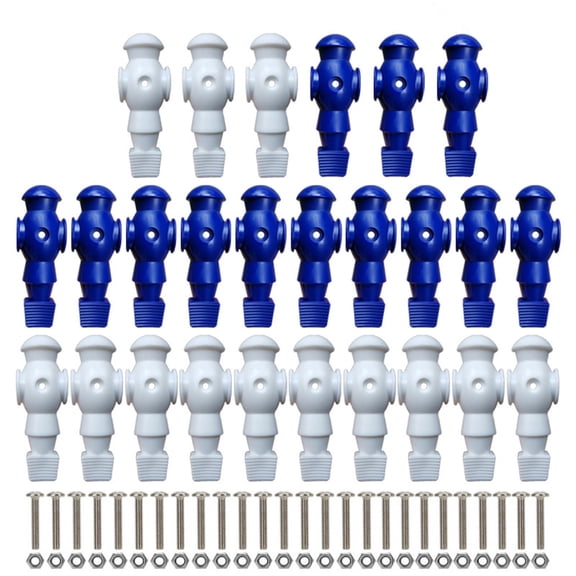 26Pcs Plastic Soccer Men Games Player Figure Table Soccer Men Player Football Table Accessories For Quick Installation