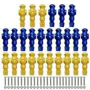 26Pcs Plastic Soccer Men Games Player Figure Table Soccer Men Player Football Table Accessories For Quick Installation