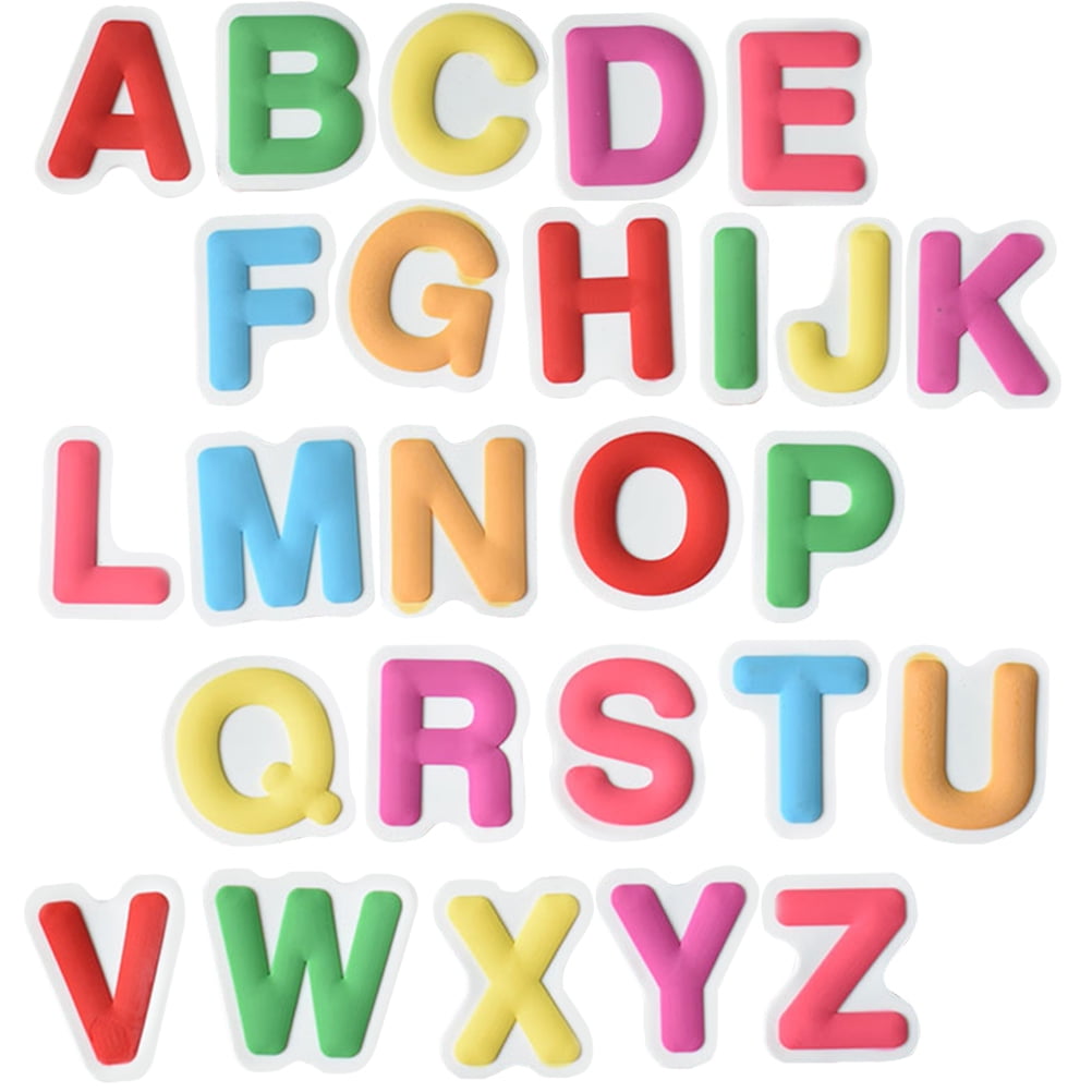 26Pcs Refrigerator Letters Shape Toys Alphabet Fridge