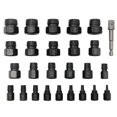thumbnail image 1 of 26Pcs Screw Bolt Extractor Drill Bit Set Disassemble Screws Bolt Stud Teeth Demolish Stripped Broken Remover Tools, 1 of 9