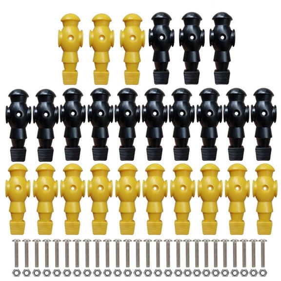 26Pcs Table Soccer Men Player Toy Table Foosball Player Replacement Soccer Table Player Easy Installation Repair Parts