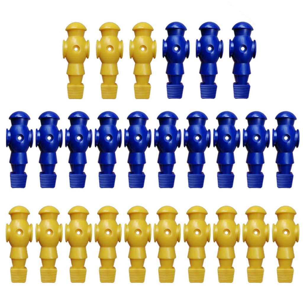 26Pcs Table Soccer Men Player Toy Table Foosball Player Replacement Soccer Tables Players Easy Installation Repair Parts