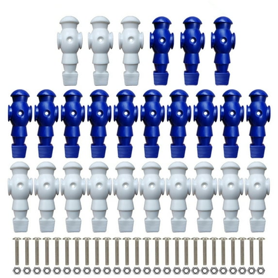 26Pcs Table Soccer Men Player Toy Table Foosball Player Replacement Soccer Tables Players Easy Installation Repair Parts