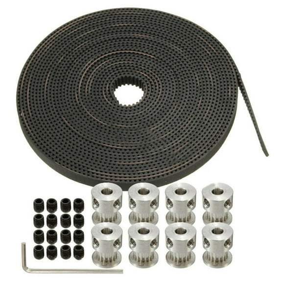 26Pcs Timing Belt Kit 5M Timing Belt 2Gt 16T 5Mm Bore Pulley For Reprap For Prusa For Printer 3D Electrical Equipment