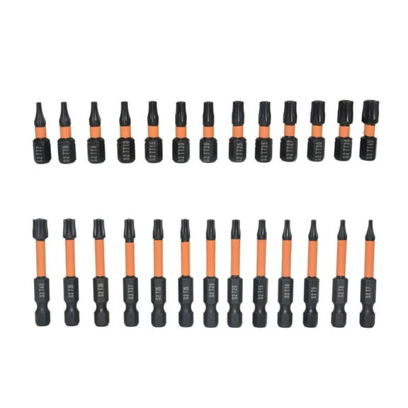 26Pieces Torx Screwdriver Bit Magentic Torx Bit Set Torx Head Drill Bit