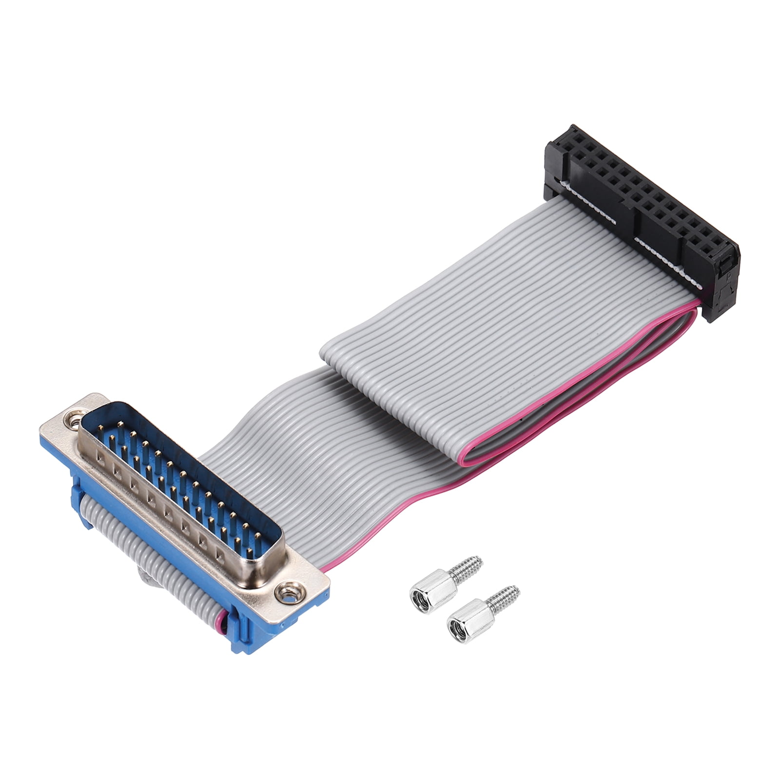 26Pin Flat Ribbon Cable Gray DB25 Male to FC-26P 2.54mm Pitch 20cm ...