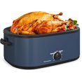 26QT Electric Roaster Oven, Electric Turkey Roaster with Viewing & Self