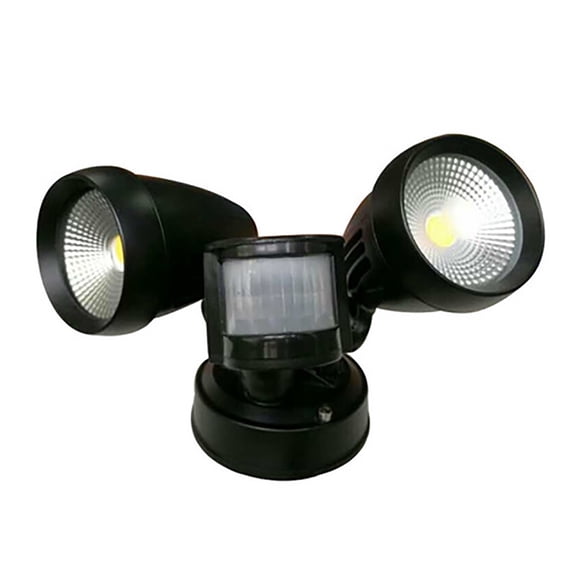 26W LED Twin PIR Security Sensor Floodlight 3000lm Outdoor IP65 Spotlight Reflectores Para Patio Wall Light For Garden - Wide Angle Beam