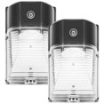 26W LED Wall Pack Light with Dusk to Dawn Sensor Outdoor Security Flood