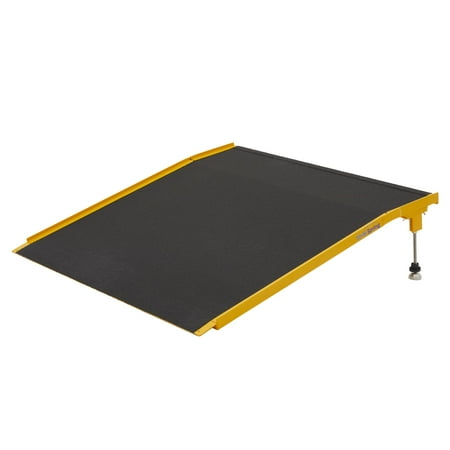 26in L Silver Spring Aluminum Adjustable Solid Threshold Ramp